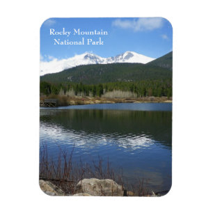 Íman Ímã do parque nacional de montanha rochosa