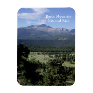 Íman Ímã do parque nacional de montanha rochosa