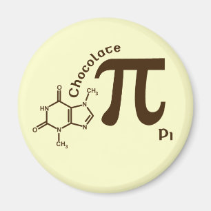 Íman Ímã do Pi do chocolate do dia do Pi