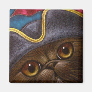 Íman Ímã do PIRATA do CAT PERSA do CHOCOLATE