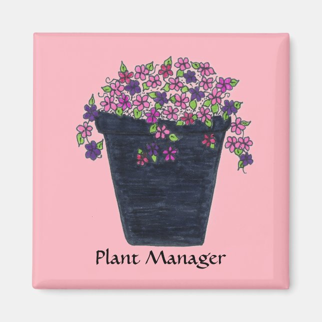Íman ímã do Plant Manager (Frente)