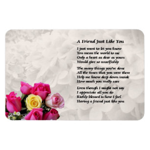 Íman Ímã do poema do amigo dos rosas