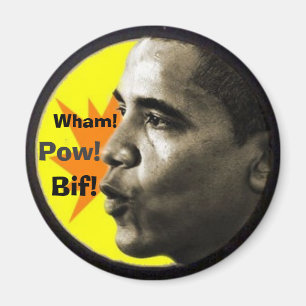 Íman Ímã do pop art de Obama