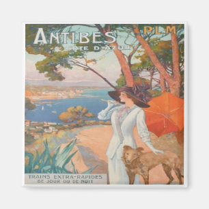 Íman Ímã do poster das viagens vintage