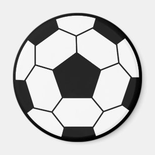 Íman Ímã do preto da bola de futebol