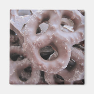 Íman Ímã do pretzel do chocolate