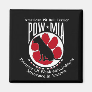 Íman Ímã do prisioneiro de guerra do pitbull