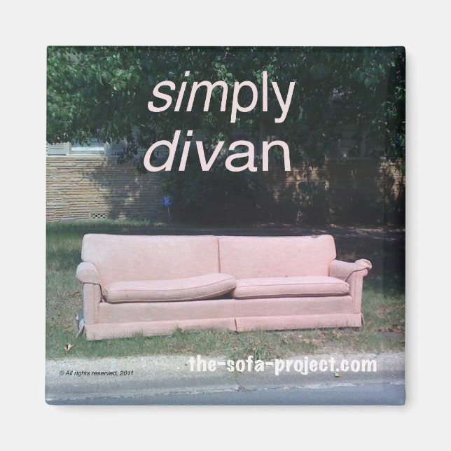 Íman ímã do Projeto Sofá (Frente)