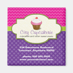 Íman Ímã do promocional da loja do cupcake