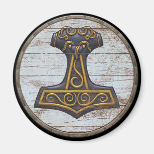 Íman Ímã do protetor de Viking - Mjolnir