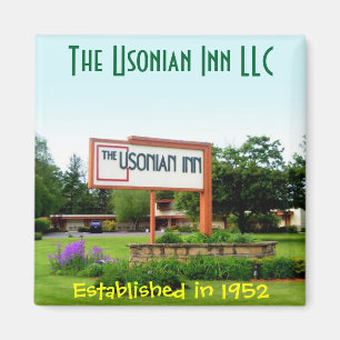 Íman Ímã do quadrado da pensão de Usonian - sinal de