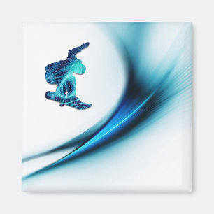 Íman Ímã do quadrado do design do Snowboard