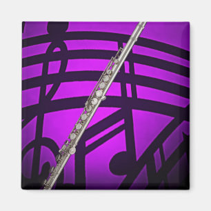 Íman Ímã do quadrado do músico do Flutist da flauta
