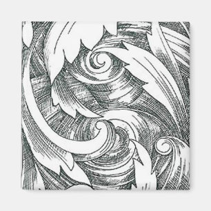 Íman Ímã do redemoinho da arte da tinta