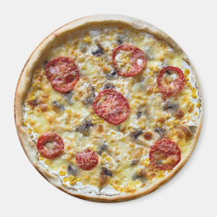 Íman Ímã do refrigerador da pizza de queijo dos