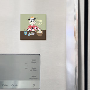 Íman Ímã do refrigerador do felz pascoa