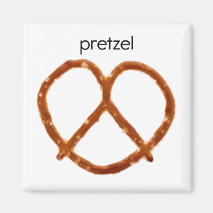 Íman Ímã do refrigerador do pretzel