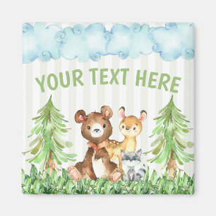 Íman Ímã do refrigerador dos animais da floresta