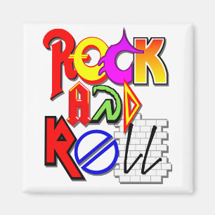 Íman Ímã do rock and roll (branco)