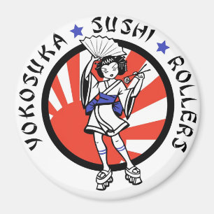 Íman Ímã do rolo do sushi de Yokosuka