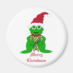 Íman Ímã do sapo do Feliz Natal