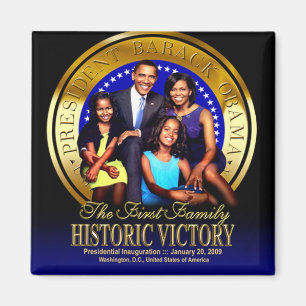 Íman Ímã do selo da família de Obama