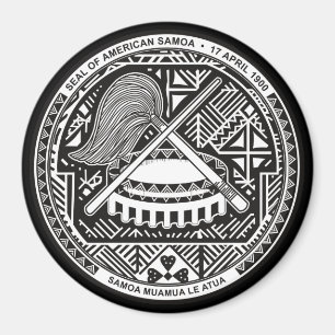 Íman imã do selo da samoa americana
