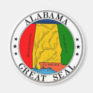 Íman Ímã do selo do estado de Alabama