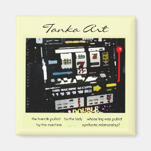 Íman Ímã do slot machine da arte do Tanka