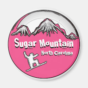 Íman Ímã do snowboard de North Carolina da montanha d