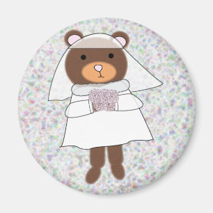 Íman ímã do urso da noiva