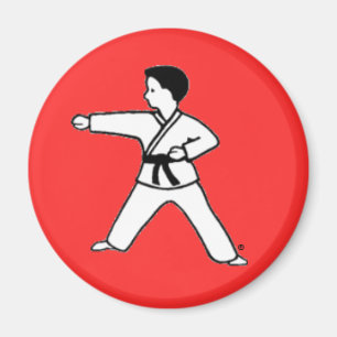 Íman Ímã do vermelho do miúdo 3 das artes marciais