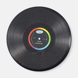 Íman ímã do vinil da velha escola