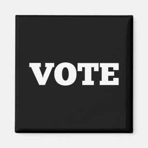 Íman Ímã do voto com fundo preto