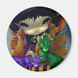 Íman "Ímã dois Dragonlings bonito"