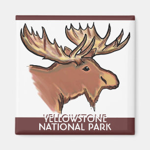 Íman Ímã dos alces de Wyoming do parque nacional de