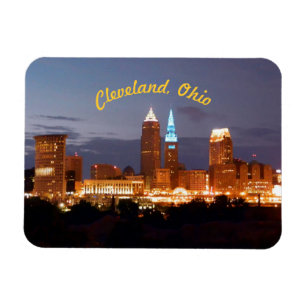 Íman Ímã dos azuis de Cleveland Ohio (curvados)