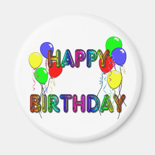 Íman Ímã dos Ballons D1 do feliz aniversario