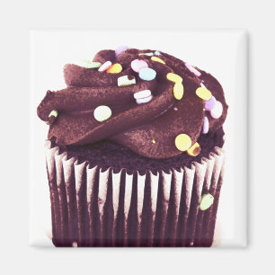 Íman Ímã dos cupcakes do chocolate