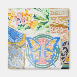 Íman Ímã dos mosaicos de Guell do parque
