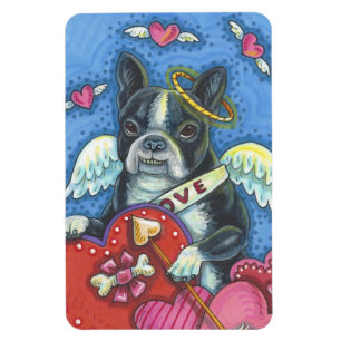 Íman ÍMÃ dos NAMORADOS do CÃO do Cupido de Boston