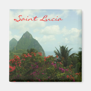 Íman Ímã dos Pitons de Lucia de santo