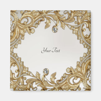 Íman Ímã Dourado Decorativo