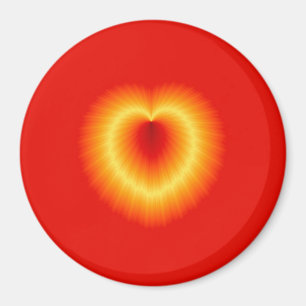 Íman Ímã dourado do coração