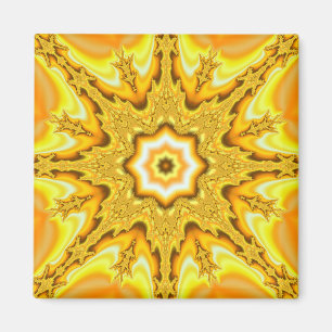 Íman Ímã Dourado do Fractal da estrela