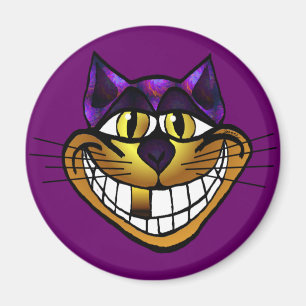 Íman Ímã dourado do gato de Cheshire