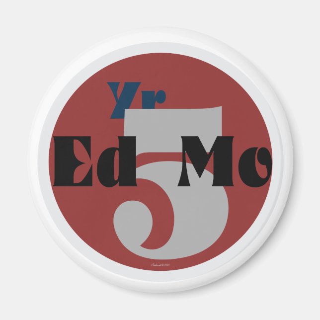 Íman ímã EdMo Yr5 (Frente)