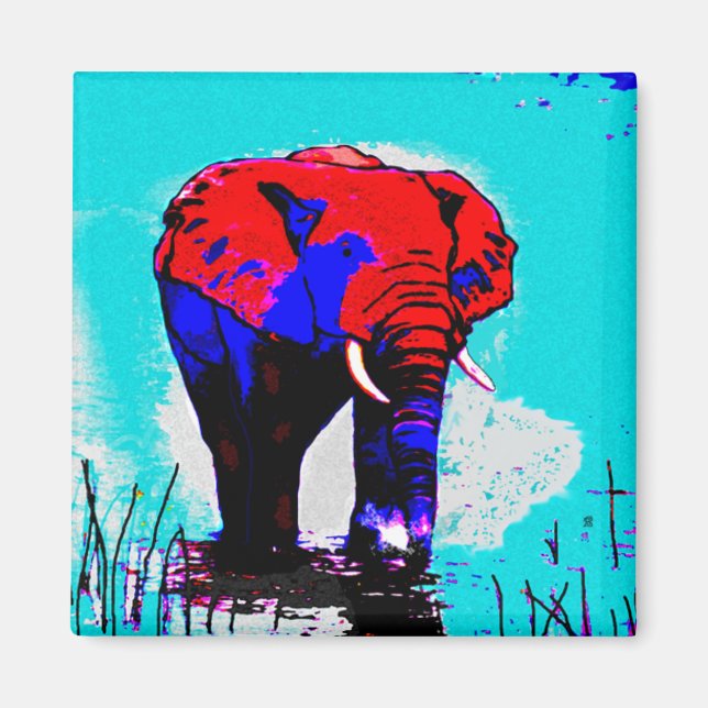 Íman ímã elefante (Frente)