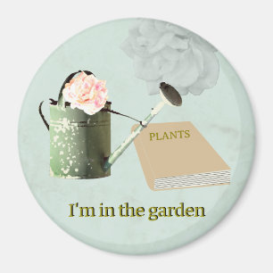 Íman Ímã Elegante Rústico para Amantes de Jardim