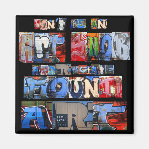 Íman Ímã encontrado dos grafites da arte